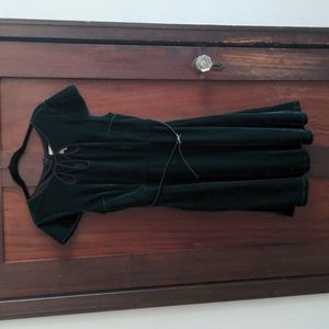 Velvet Dress in Emerald - ModCloth - size Large